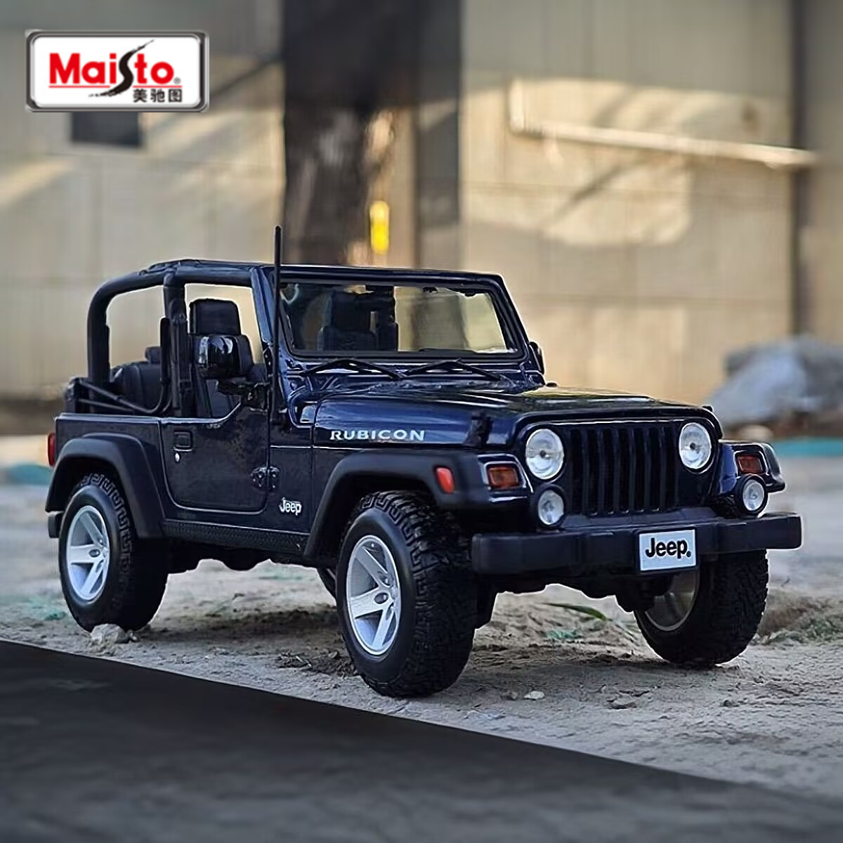 Kids Toys Jeep - Maisto 1:18 Jeep Wrangler Rubiconรถรุ่นDiecastโลหะOff-Roadรถจําลองคอลเลกชันของเล่นเด็กของขวัญ