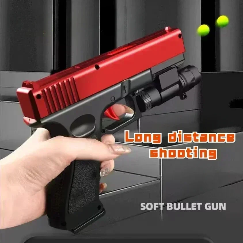 Kids Toys Christmas 2025 - 2025 ใหม่ G17 Bullet ปืนของเล่นคู่มือปืนพกโฟม Ball