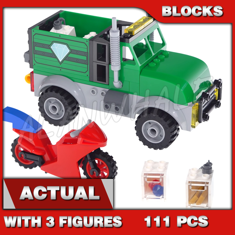 Kids Toys Christmas 2025 - ตัวต่อ 111 ชิ้น ซุปเปอร์ไฟท์เตอร์ สไปเดอร์ ทรัคเกอร์