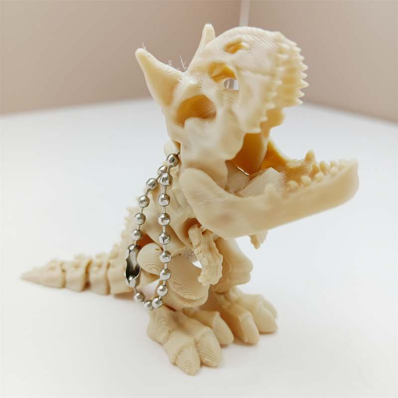 Kids Toys Dinosaur - โมเดลโครงกระดูกไทแรนโนซอรัส เร็กซ์ที่พิมพ์ด้วยระบบ 3 มิติ – ข้อต่อหมุนได้,
