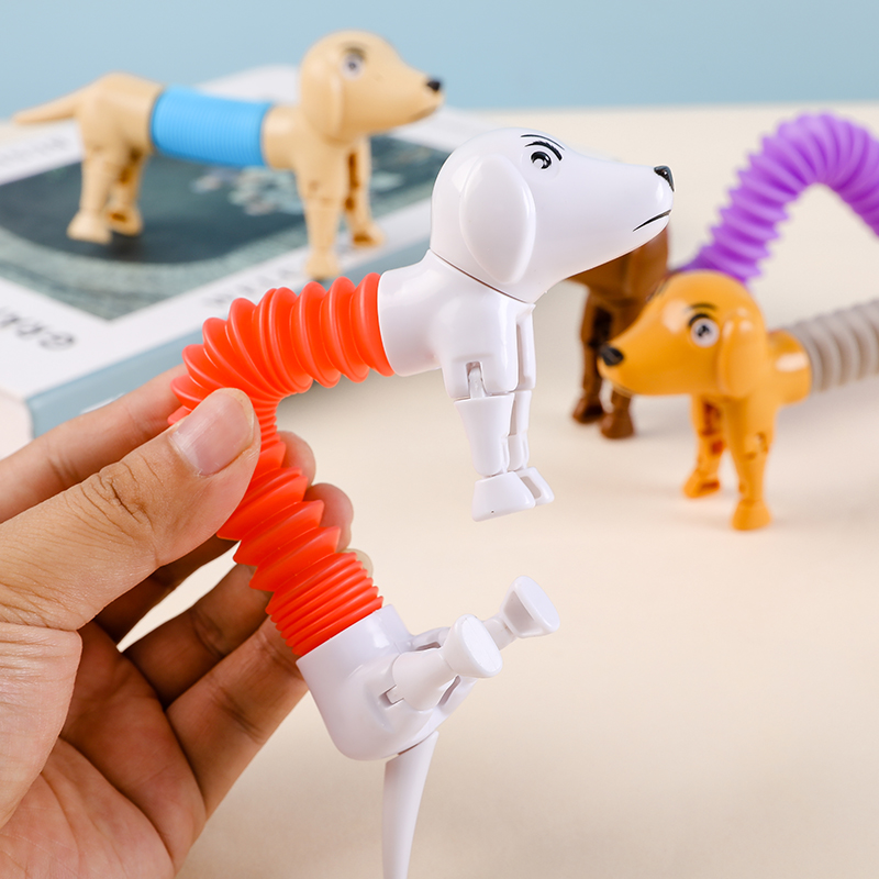 Kids Toys Dog - ใหม่ฤดูใบไม้ผลิสุนัข Pop หลอด Sensory ของเล่นความเครียดบรรเทาสูบลมของเล่นสำหรับเด็กผู้ใหญ่ Anti-Stress