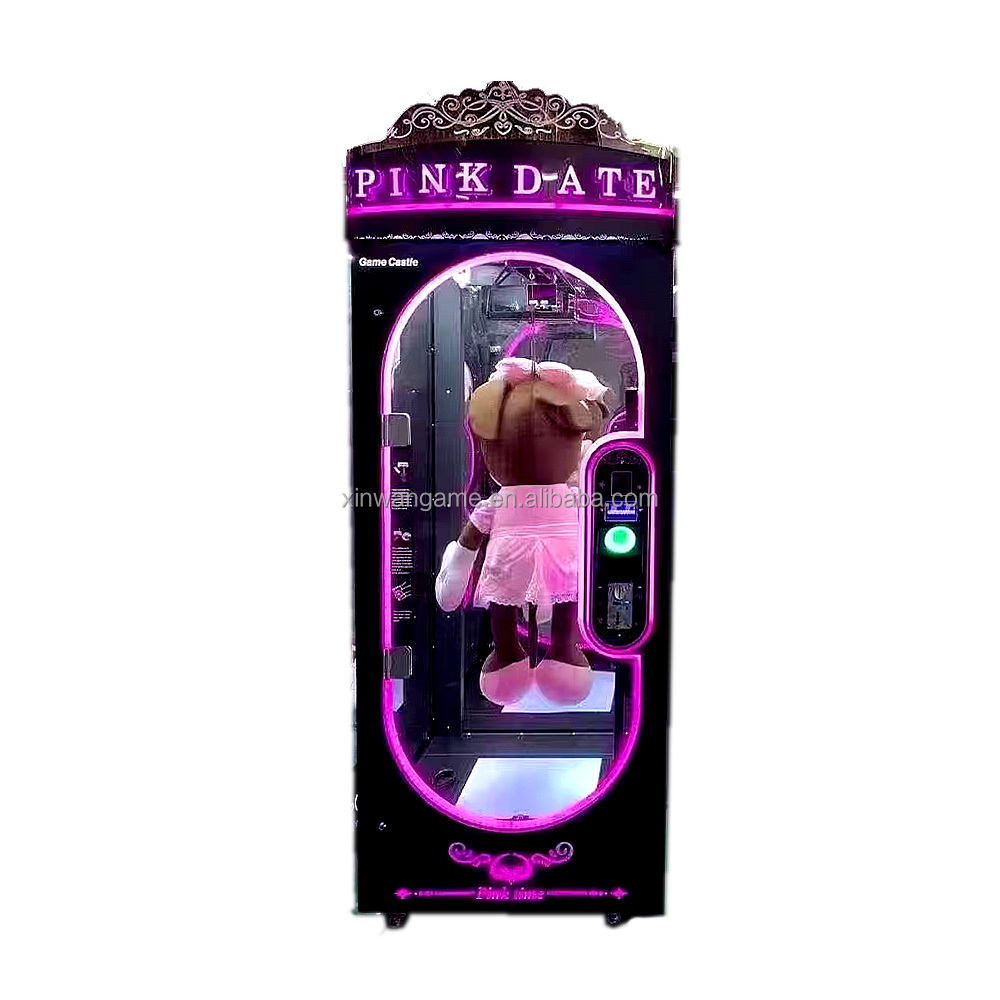 Kids Toys Vending Machine - ของเล่นตุ๊กตาสีชมพู ของขวัญ ตุ๊กตาขนนุ่ม ของเล่นเด็ก ตัวต่อขนาดใหญ่ เกมฝึกทักษะขนาดเล็ก