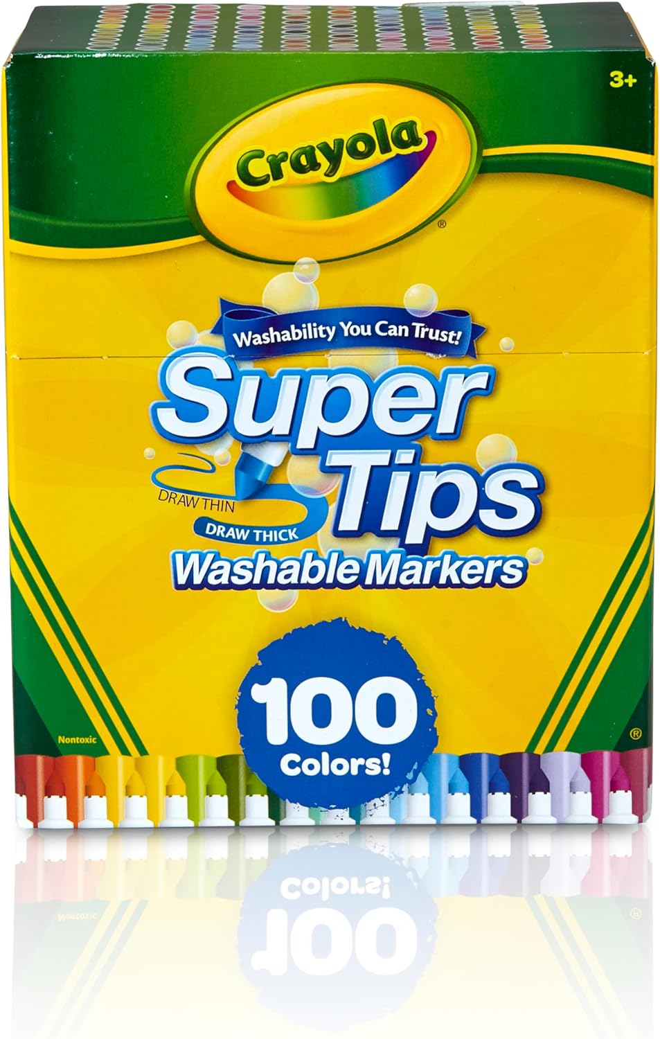 Crayola Art Supply - ชุดปากกาเมจิก Crayola Super Tips 100 สี