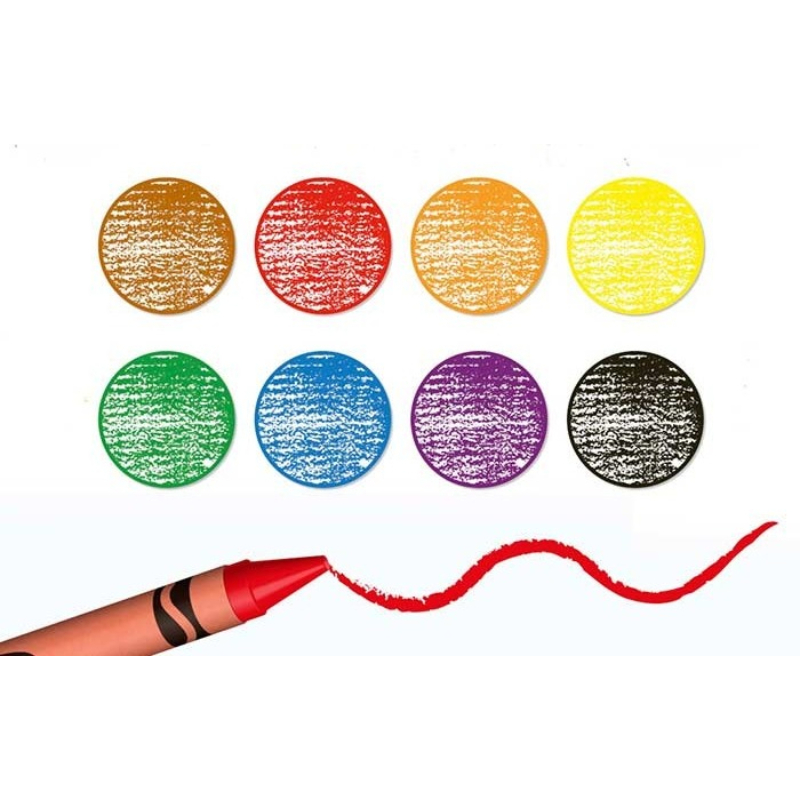 กล่องสีเทียน 8/24 สี, สีเทียนป - Crayola Art Supply บทวิจารณ์และราคา