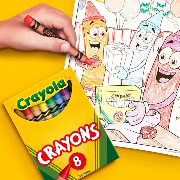 กล่องสีเทียน 8/24 สี, สีเทียนป - Crayola Art Supply บทวิจารณ์และราคา