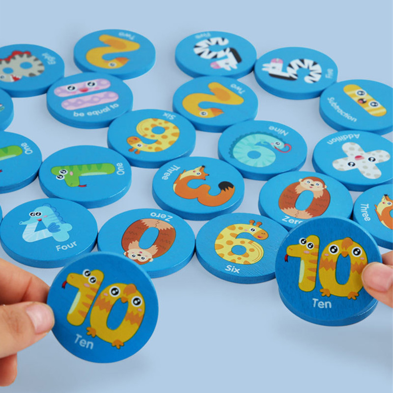 เกมฝึกความจำสำหรับเด็ก ทำจากไม - Kids Toys Dinosaur บทวิจารณ์และราคา