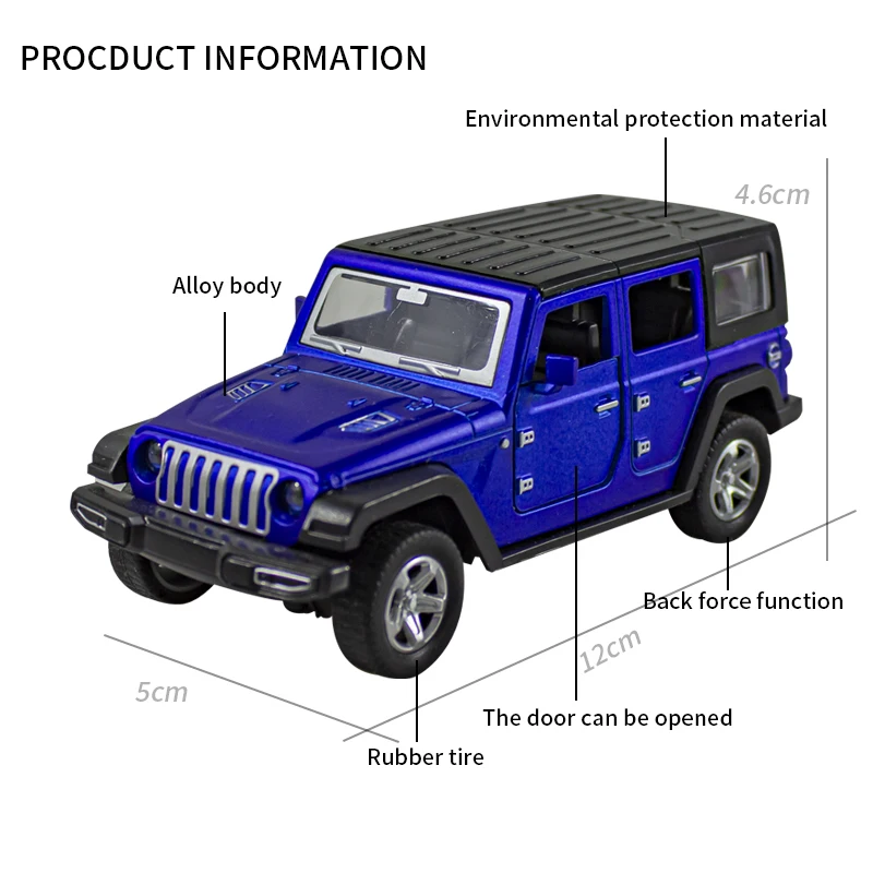 รถจี๊ปแรงเลอร์ของเล่นแบบดึงหลั - Kids Toys Jeep บทวิจารณ์และราคา