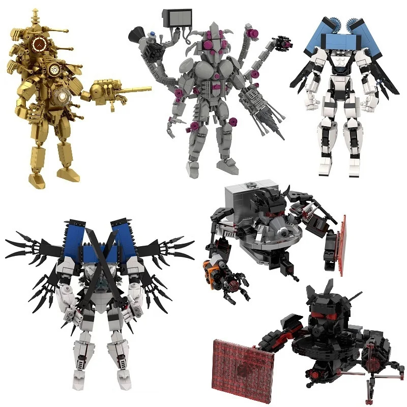 Skibidi บล็อกตัวต่อห้องน้ำลายซ - Kids Toys Logo บทวิจารณ์และราคา