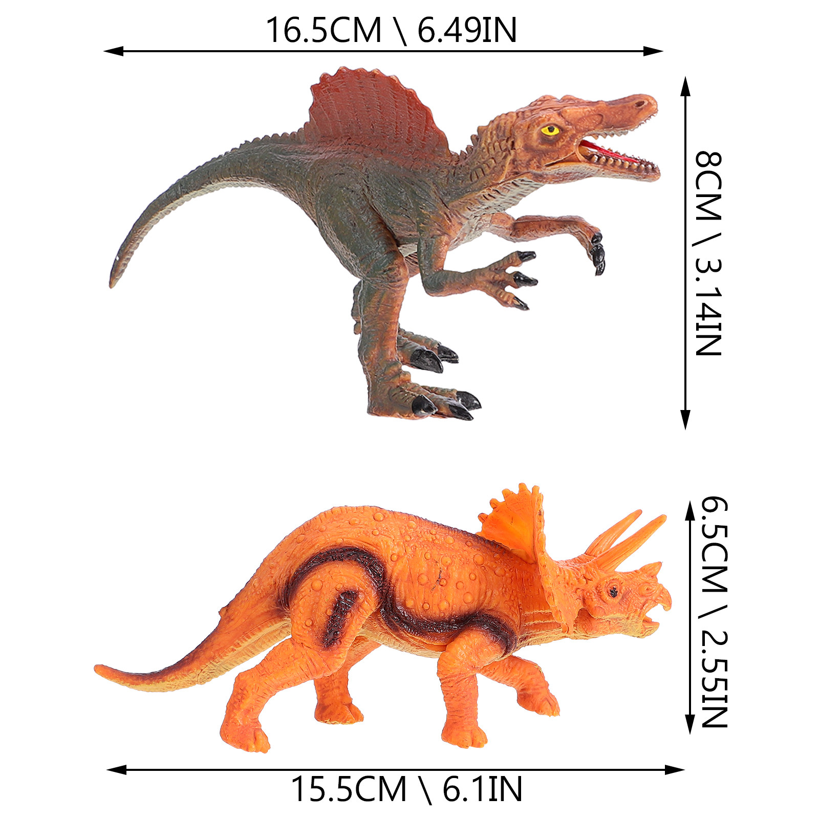 ของตกแต่งรูปไดโนเสาร์ 2 ชิ้นสำ - Kids Toys Dinosaur บทวิจารณ์และราคา