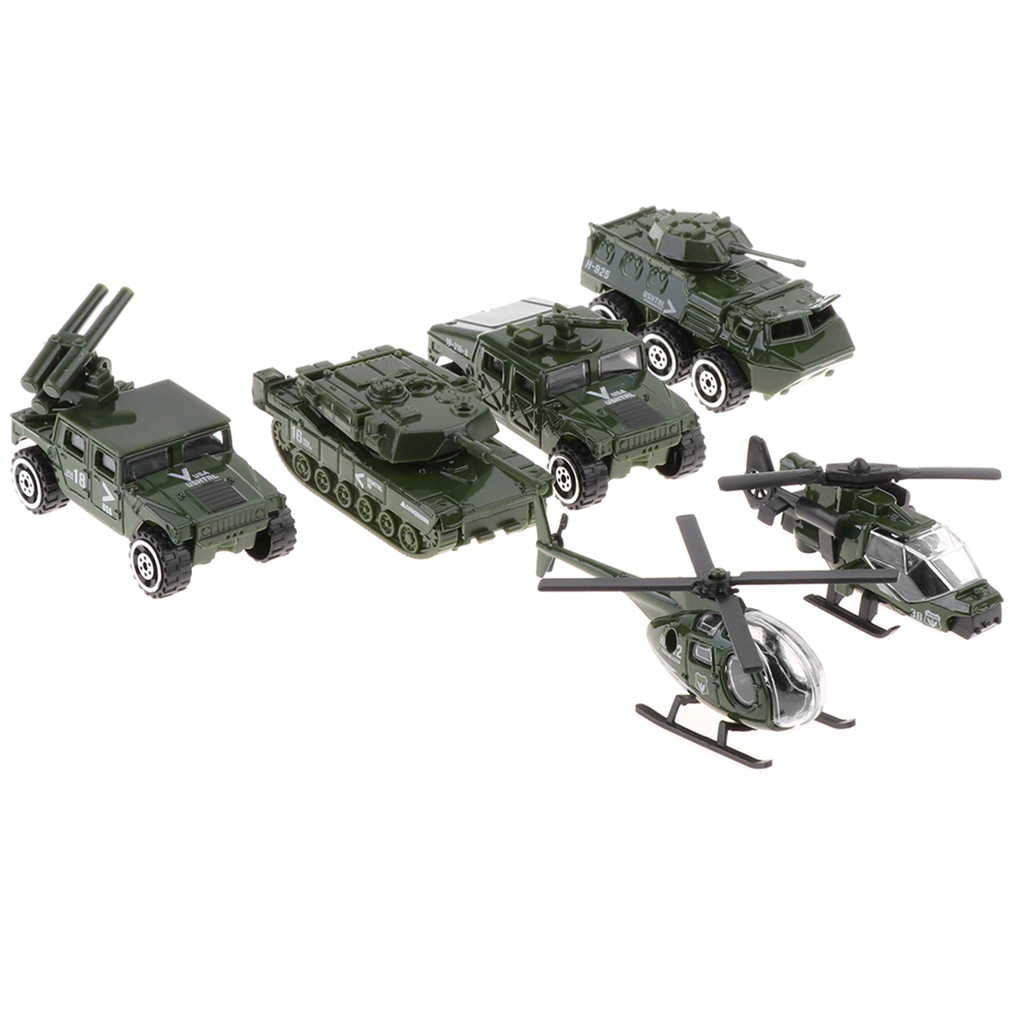 6 In 1 Assorted 1/87ยานพาหนะเด - Kids Toys Jeep บทวิจารณ์และราคา