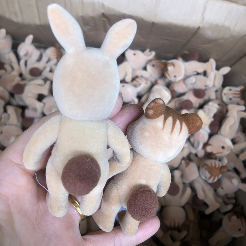 1ชิ้นหุ่นครอบครัวสัตว์ป่าแบบสุ - Kids Toys Dog บทวิจารณ์และราคา
