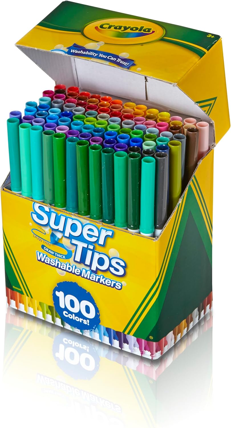 ชุดปากกาเมจิก Crayola Super Ti - Crayola Art Supply บทวิจารณ์และราคา