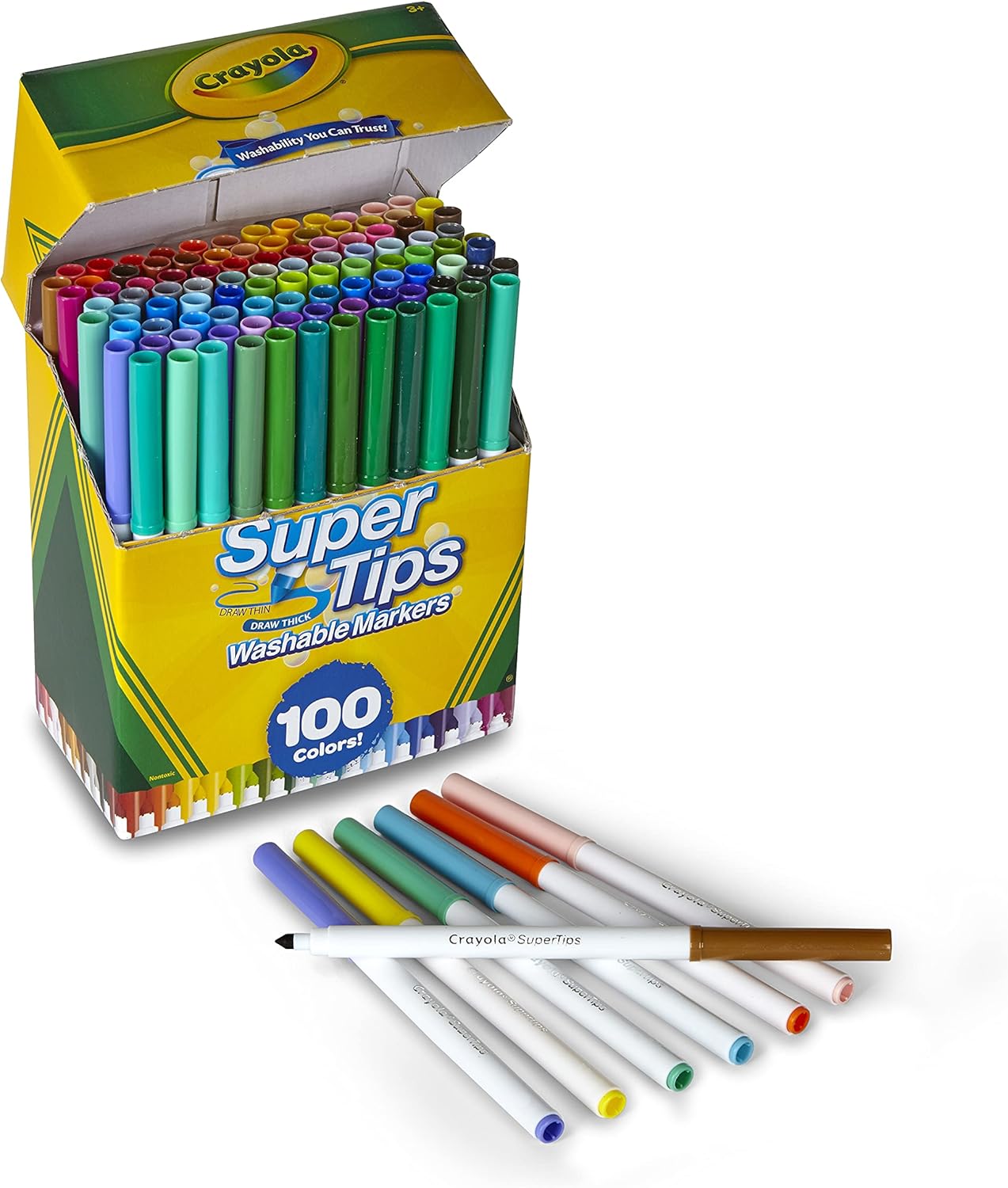 ชุดปากกาเมจิก Crayola Super Ti - Crayola Art Supply บทวิจารณ์และราคา