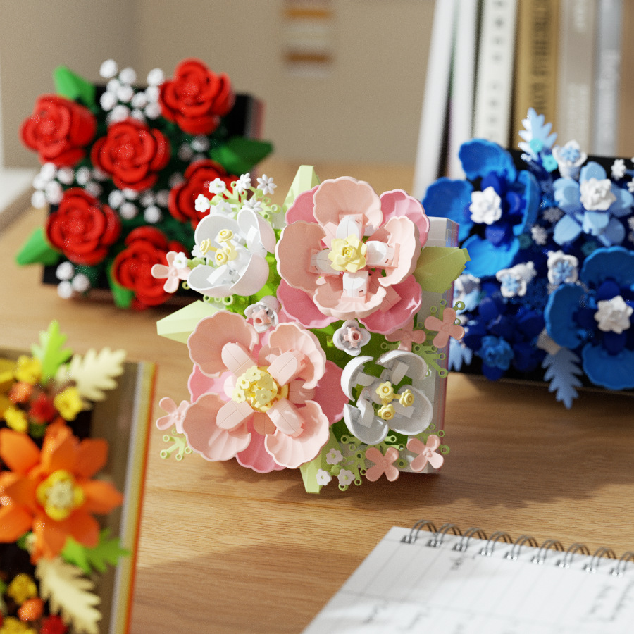 Rose Micro Diamond อนุภาคดอกไม - Kids Toys Under 500 บทวิจารณ์และราคา