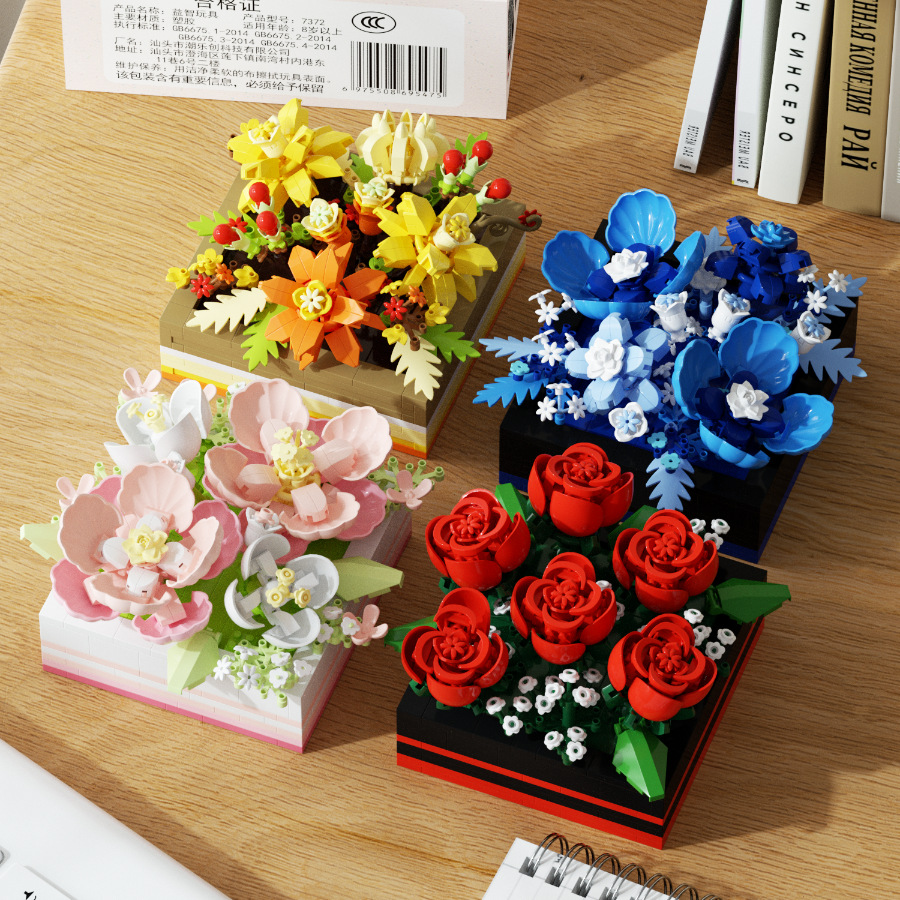 Rose Micro Diamond อนุภาคดอกไม - Kids Toys Under 500 บทวิจารณ์และราคา