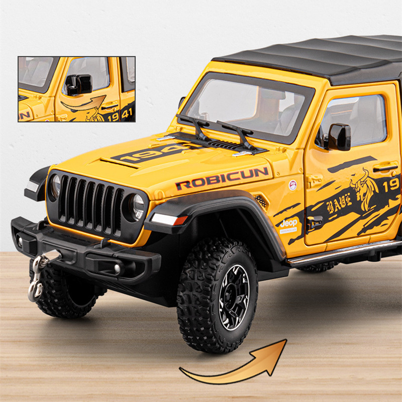 1:24รถจี๊ปWrangler Rubiconรถรุ - Kids Toys Jeep บทวิจารณ์และราคา