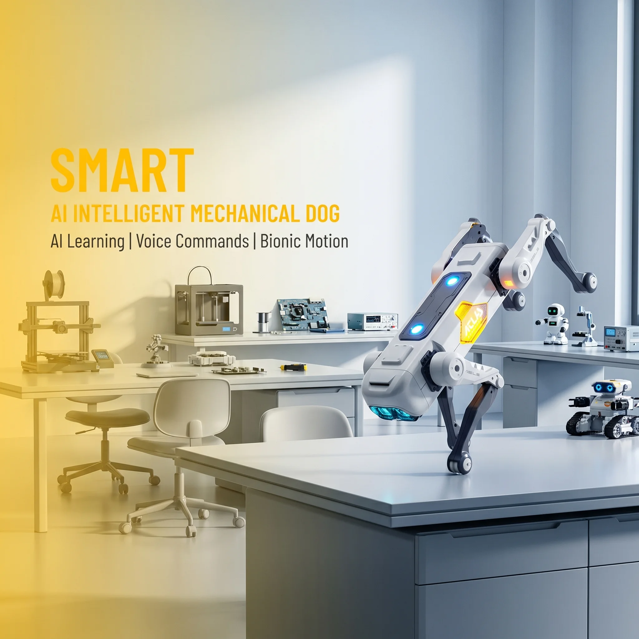 หุ่นยนต์สุนัขอัจฉริยะ AI ควบคุ - Kids Toys Dog บทวิจารณ์และราคา