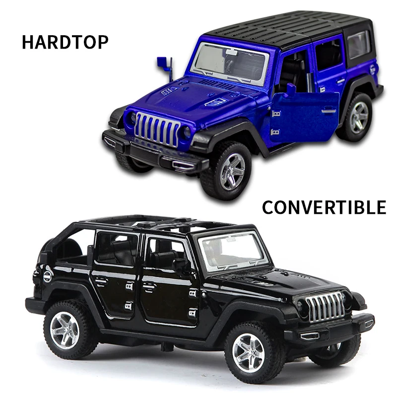 1:36 Alloy JEEPS Wrangler รถจํ - Kids Toys Jeep บทวิจารณ์และราคา