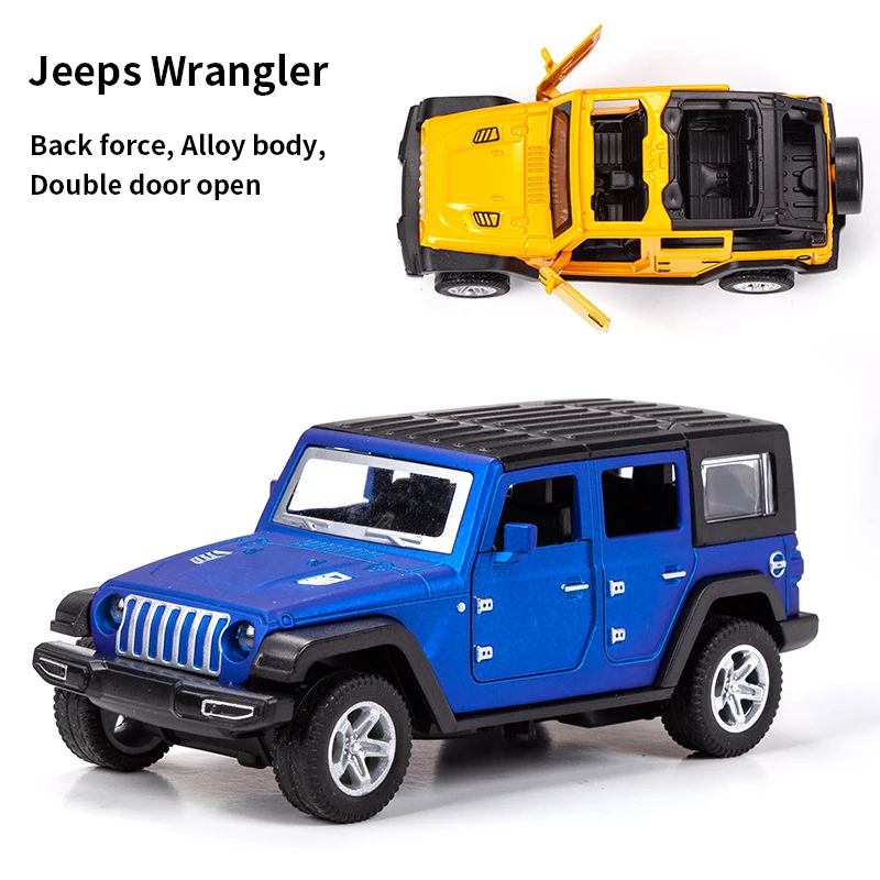1:36 Alloy JEEPS Wrangler รถจํ - Kids Toys Jeep บทวิจารณ์และราคา