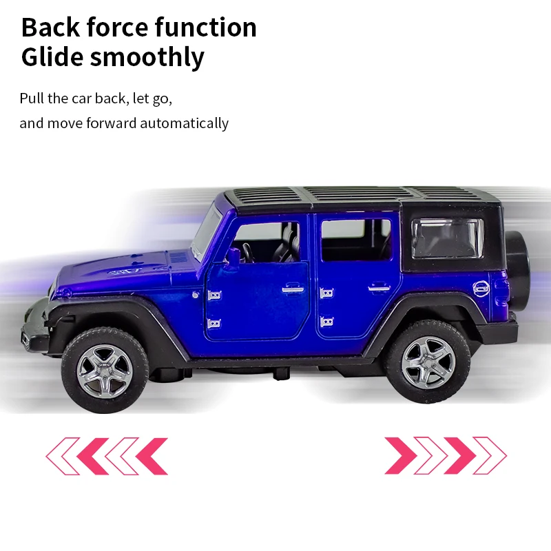1:36 Alloy JEEPS Wrangler รถจํ - Kids Toys Jeep บทวิจารณ์และราคา
