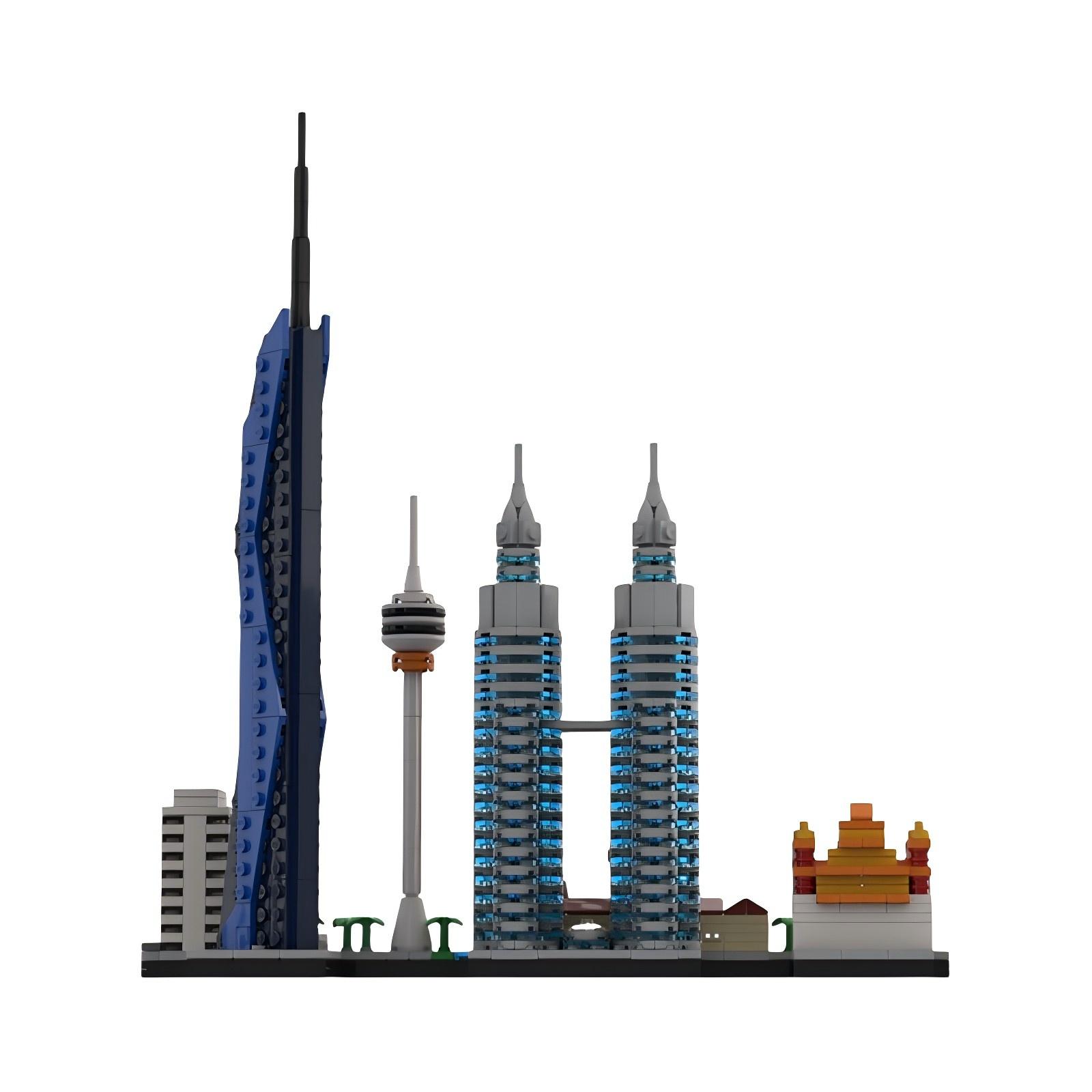 ตัวต่ออาคารเมืองมาเลเซีย โมเดล - Kids Toys Malaysia บทวิจารณ์และราคา