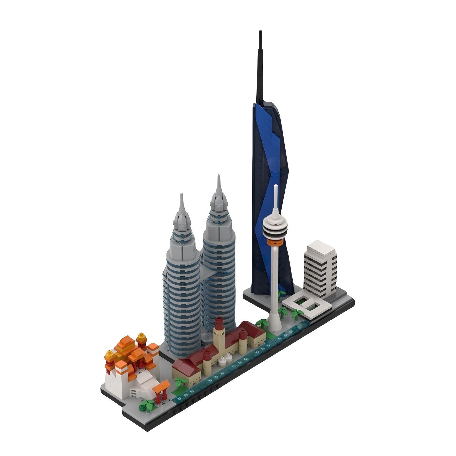 ตัวต่ออาคารเมืองมาเลเซีย โมเดล - Kids Toys Malaysia บทวิจารณ์และราคา