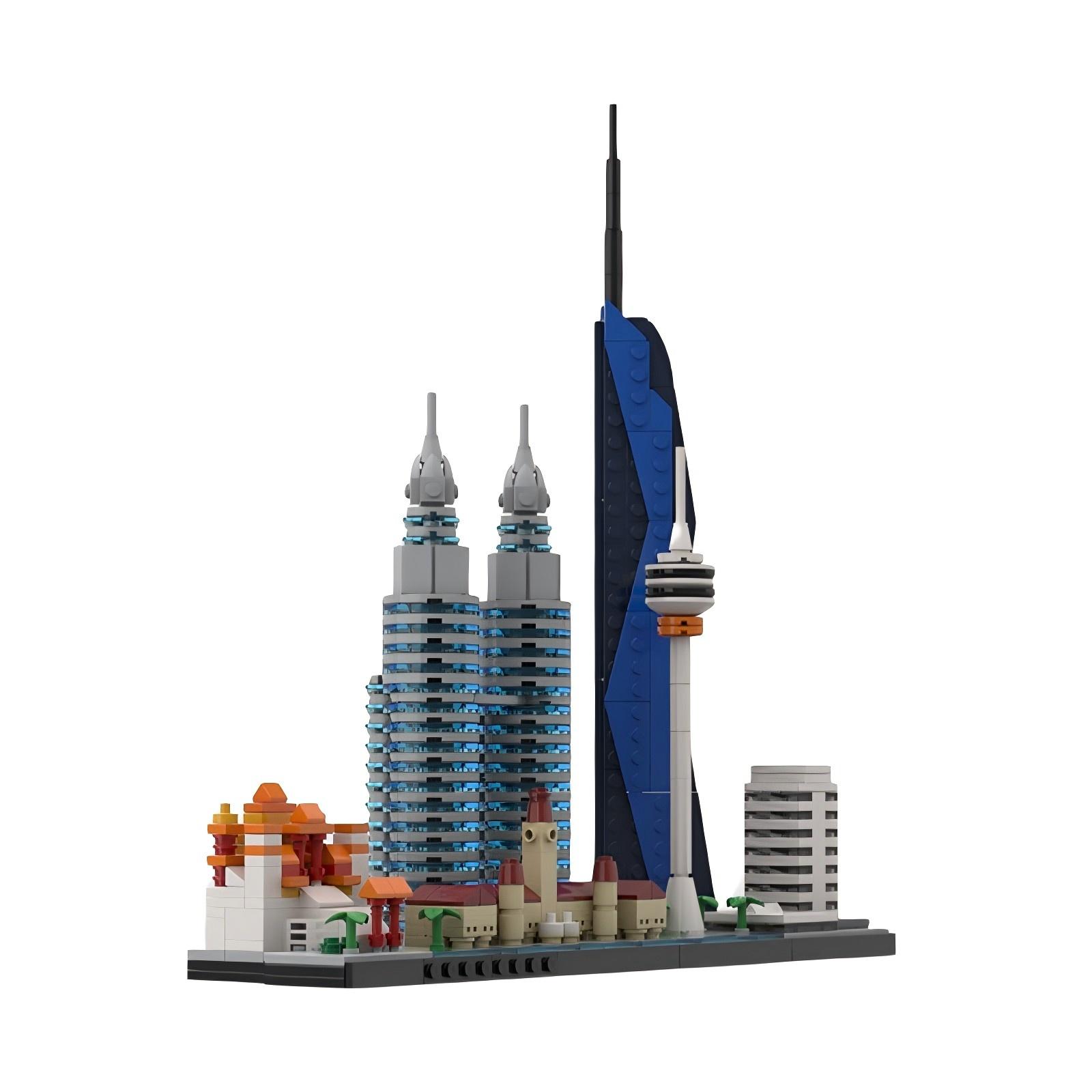 ตัวต่ออาคารเมืองมาเลเซีย โมเดล - Kids Toys Malaysia บทวิจารณ์และราคา